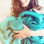 Chambray Fringe Quilt Cover - Dove - Image 4
